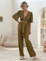 La combi Leonor kaki-Gualap