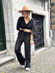 La pantalon Ninon noir - Gualap