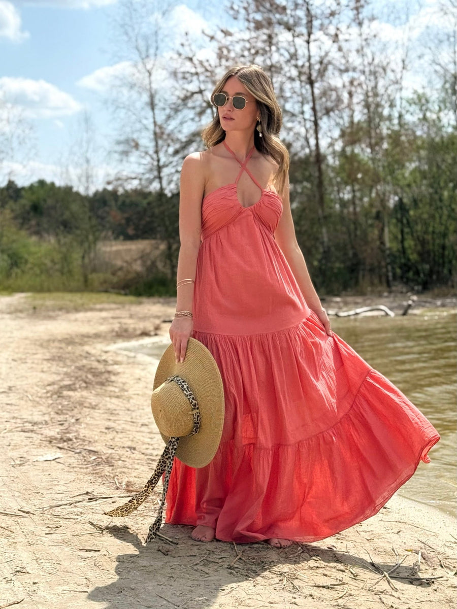 La robe Aria vieux rose - Gualap