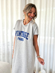 La robe Kelly gris - Gualap