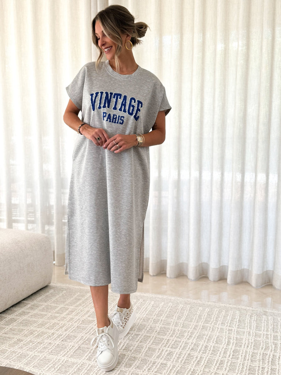La robe Kelly gris - Gualap
