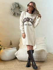 La robe Serena beige - Gualap