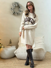 La robe Serena beige - Gualap