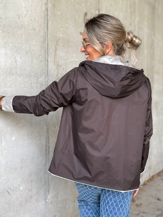 La veste Daphne réversible marron - Gualap