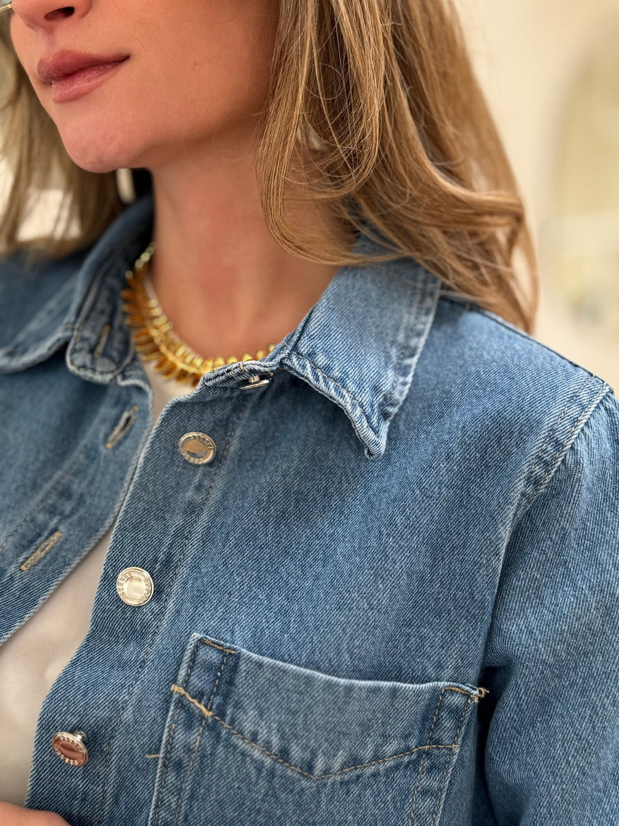 La veste en jeans Rilana - Gualap