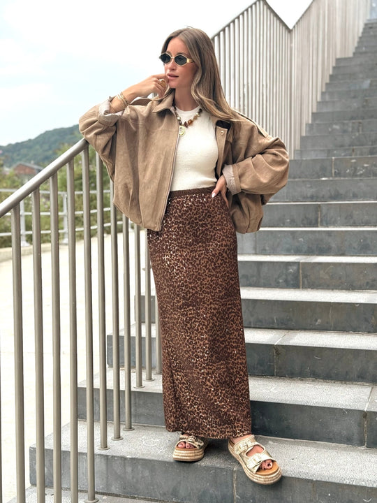 La veste Georgina beige - Gualap