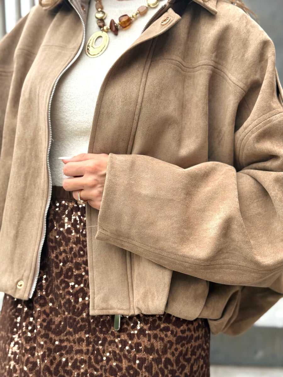 La veste Georgina beige - Gualap