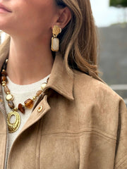 La veste Georgina beige - Gualap