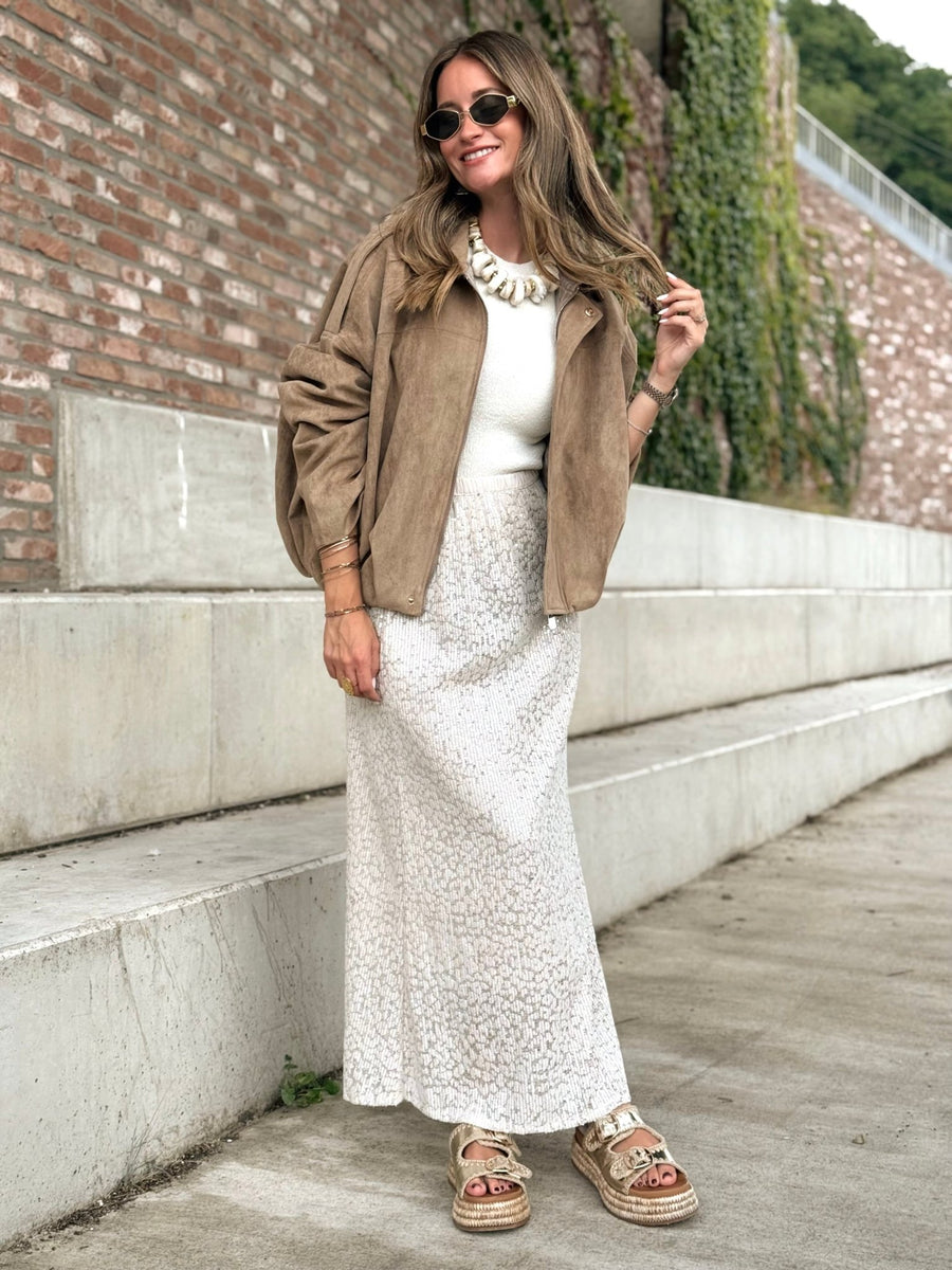 La veste Georgina beige - Gualap