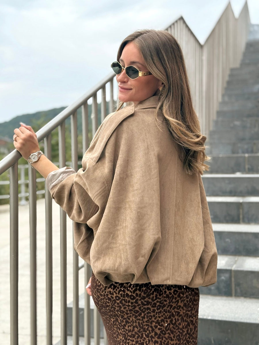 La veste Georgina beige - Gualap