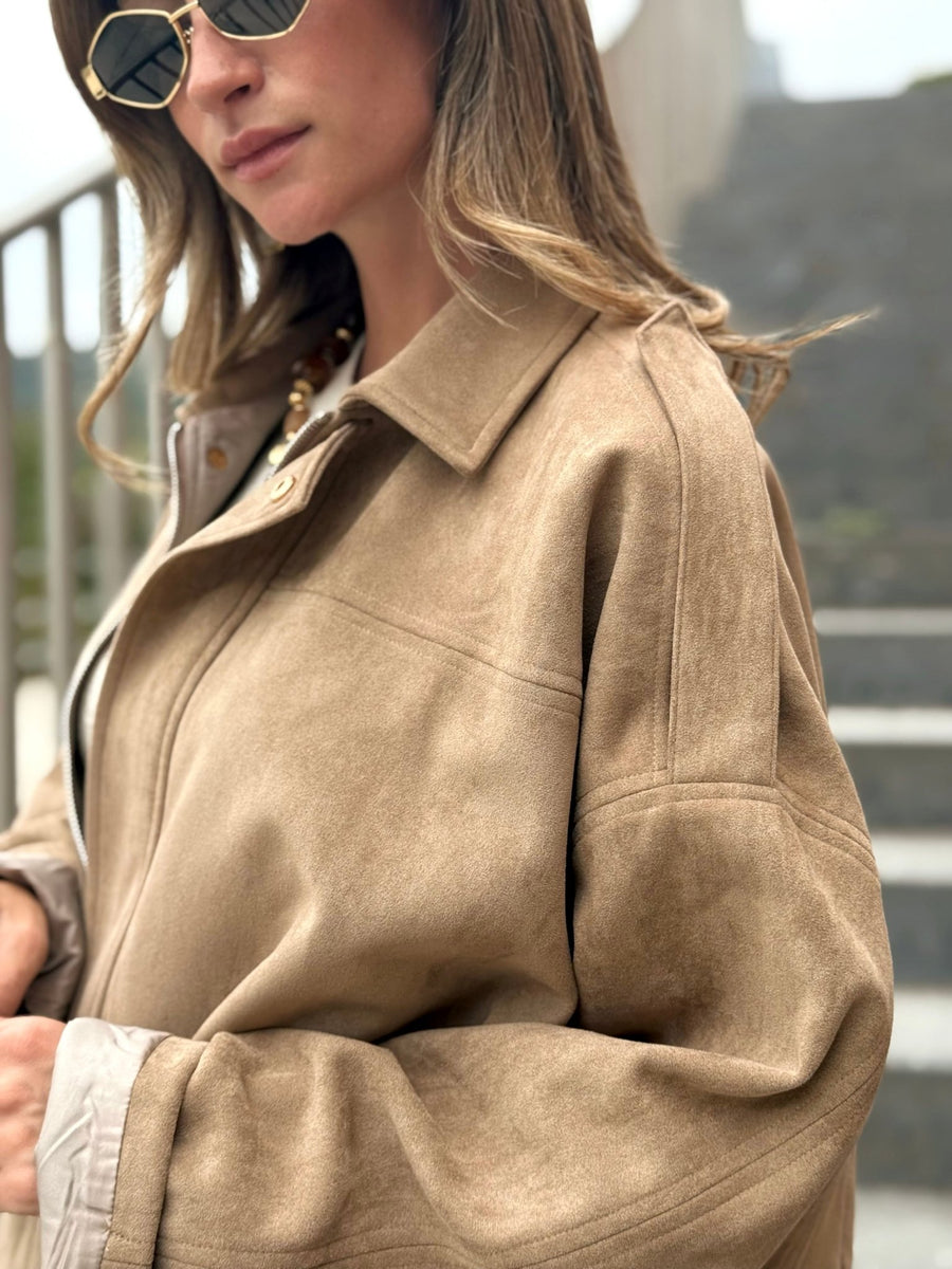 La veste Georgina beige - Gualap
