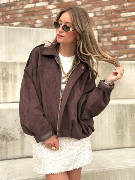 La veste Georgina marron - Gualap