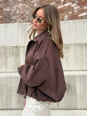 La veste Georgina marron - Gualap