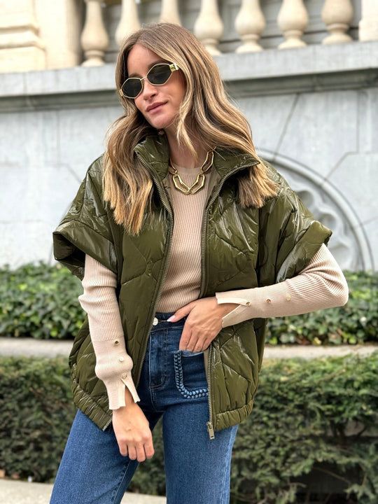La veste Hailey kaki - Gualap