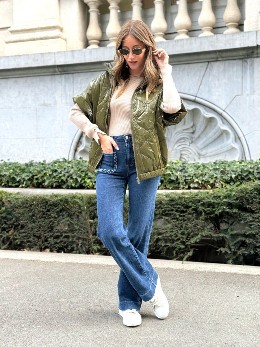La veste Hailey kaki - Gualap