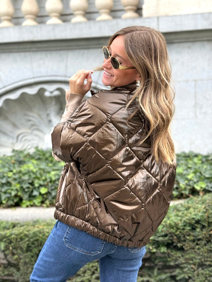 La veste Hailey marron - Gualap