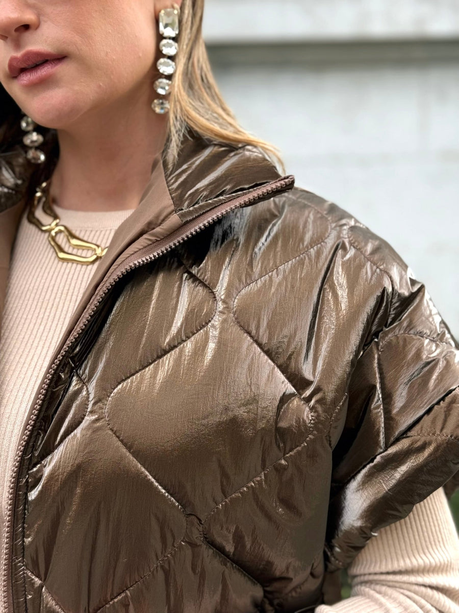 La veste Hailey marron - Gualap