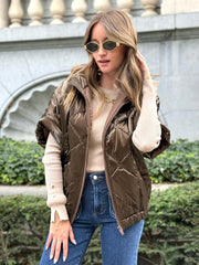 La veste Hailey marron - Gualap