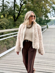 La veste Irina beige - Gualap