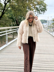 La veste Irina beige - Gualap