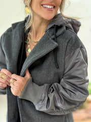 La veste Syrine gris - Gualap