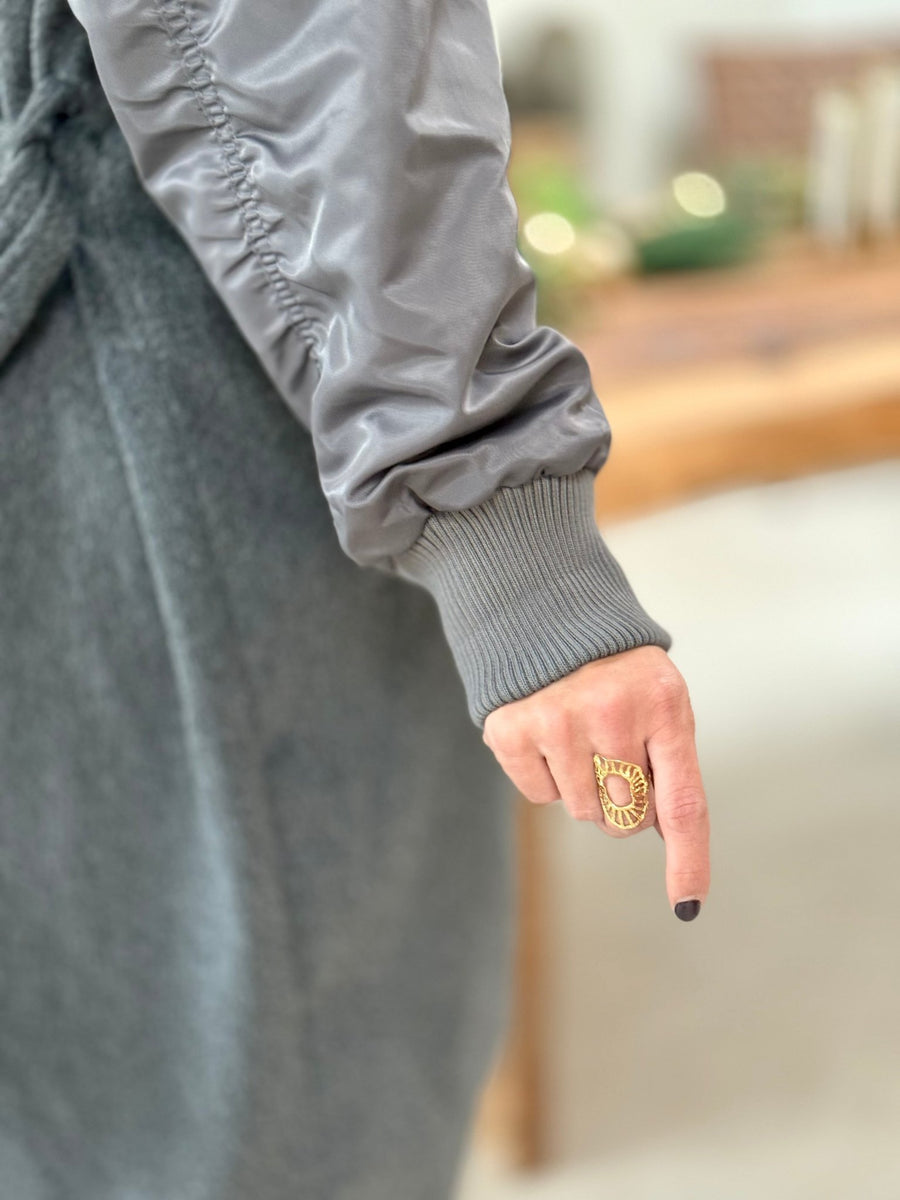 La veste Syrine gris - Gualap