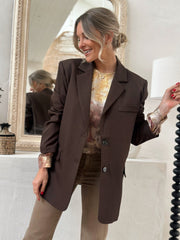 Le blazer Athena marron - Gualap