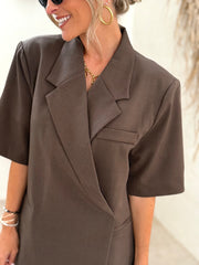 Le blazer Eve marron - Gualap