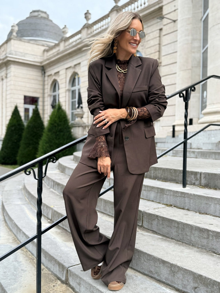 Le blazer Irene marron - Gualap