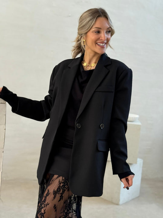 Le blazer Leila noir - Gualap