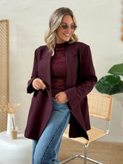 Le blazer Lesley bordeaux - Gualap