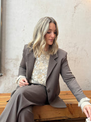 Le blazer Mallaury marron - Gualap