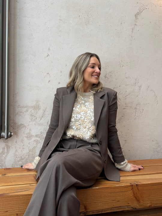 Le blazer Mallaury marron - Gualap