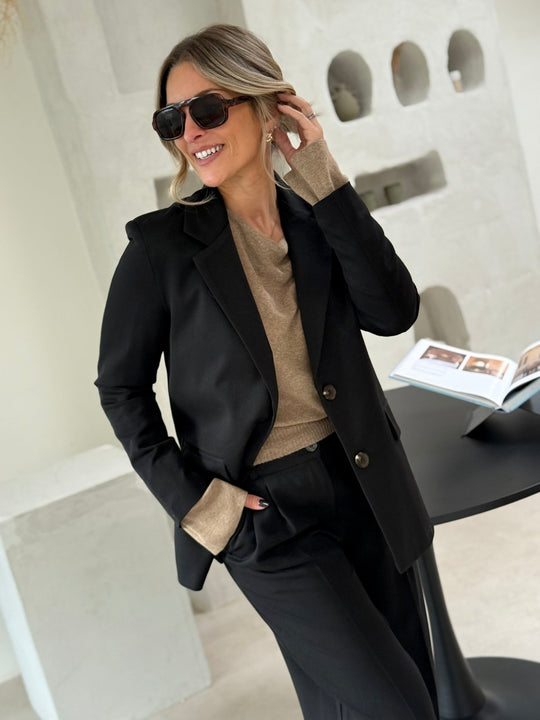Le blazer Mallaury noir - Gualap