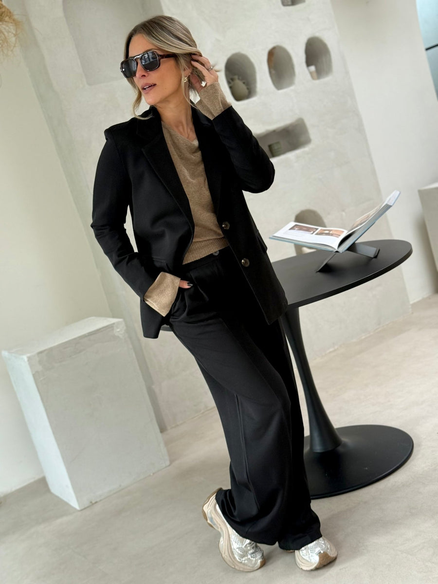 Le blazer Mallaury noir - Gualap
