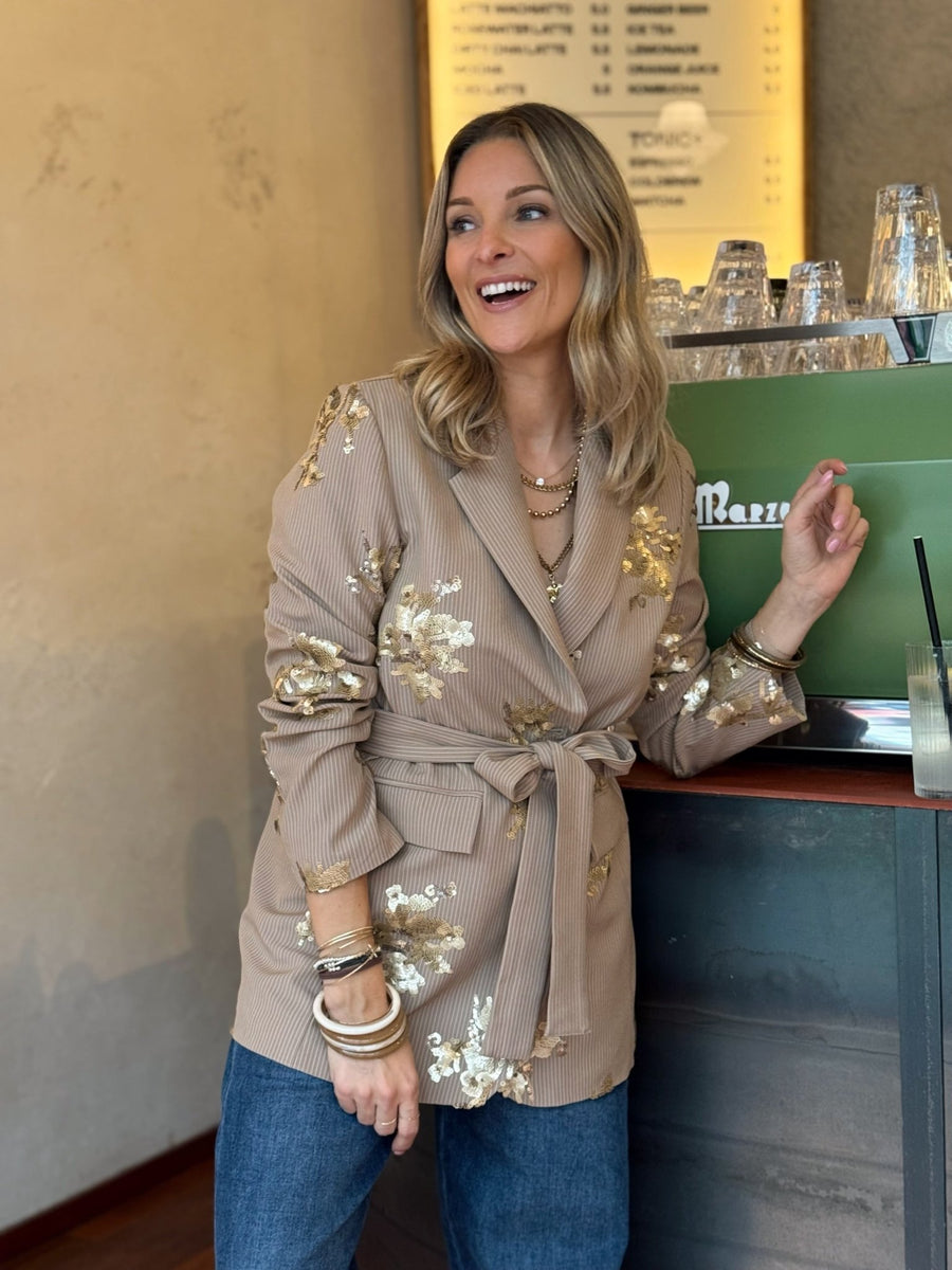 Le blazer Milla beige - Gualap