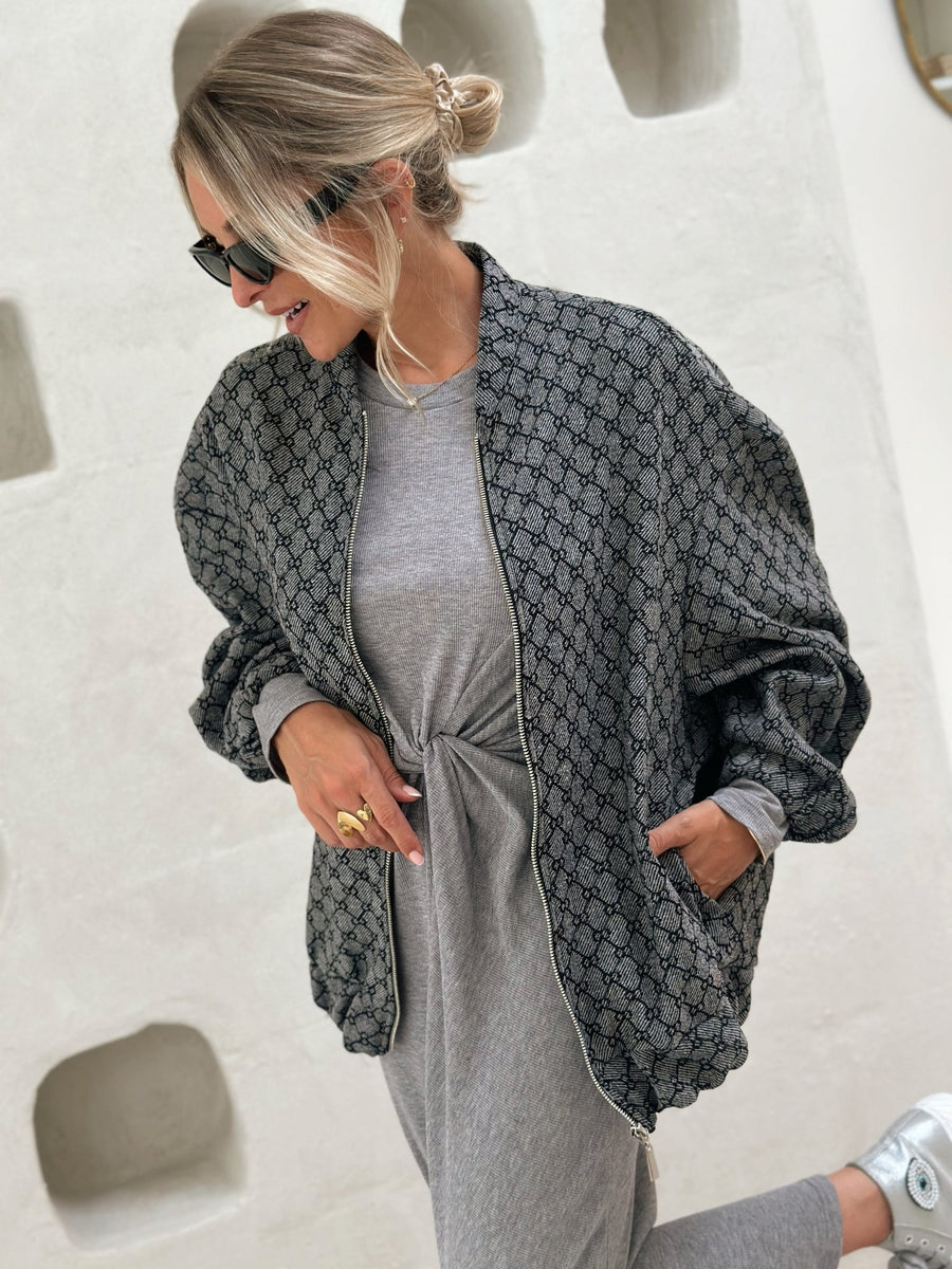 Le bomber Lona gris-Gualap