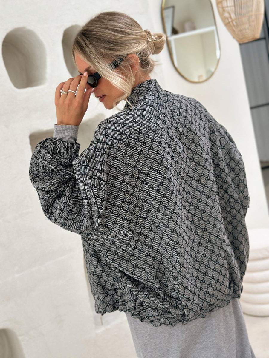 Le bomber Lona gris-Gualap