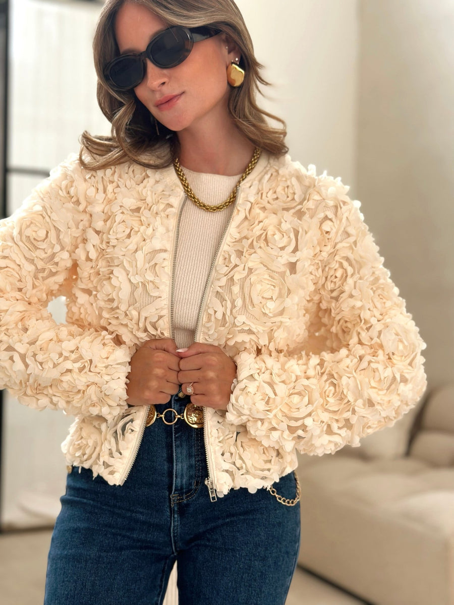 Le bomber Noelia beige - Gualap