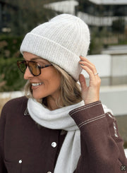 Le bonnet et l’echarpe Rachel beige - Gualap