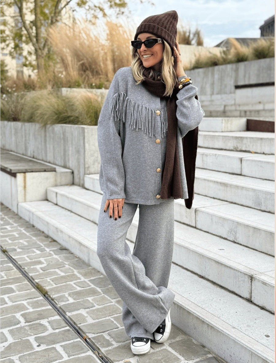 Le bonnet et l’echarpe Rachel marron - Gualap