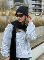 Le bonnet et l’echarpe Rachel noir - Gualap