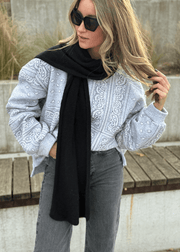 Le bonnet et l’echarpe Rachel noir - Gualap