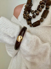 Le bracelet Nivine marron - Gualap