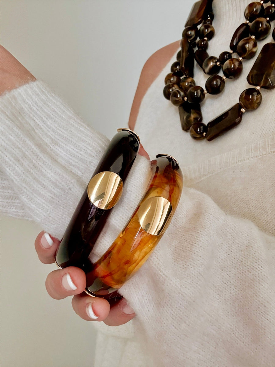 Le bracelet Nivine marron - Gualap