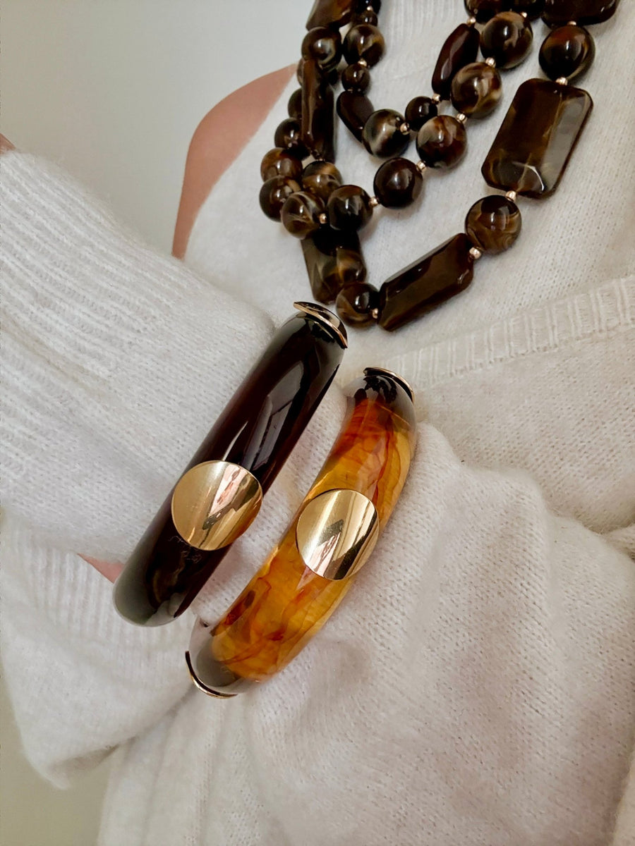 Le bracelet Nivine marron - Gualap