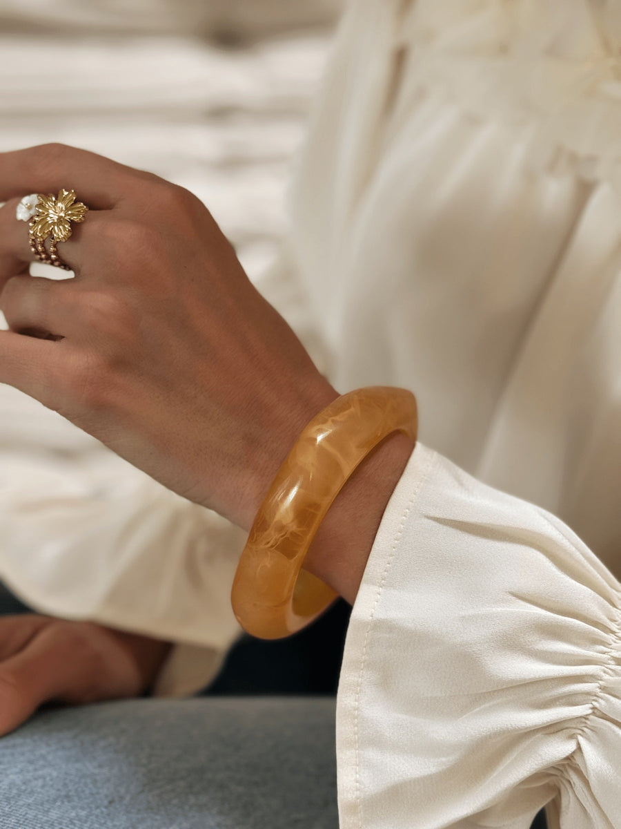 Le bracelet Priya taupe - Gualap
