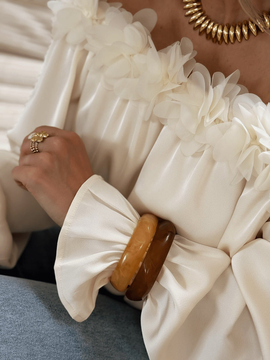 Le bracelet Priya taupe - Gualap