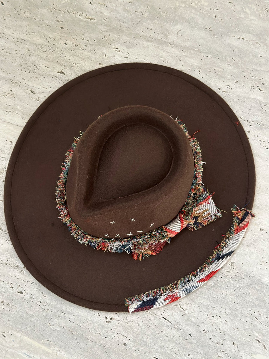 Le chapeau Tassiana marron - Gualap