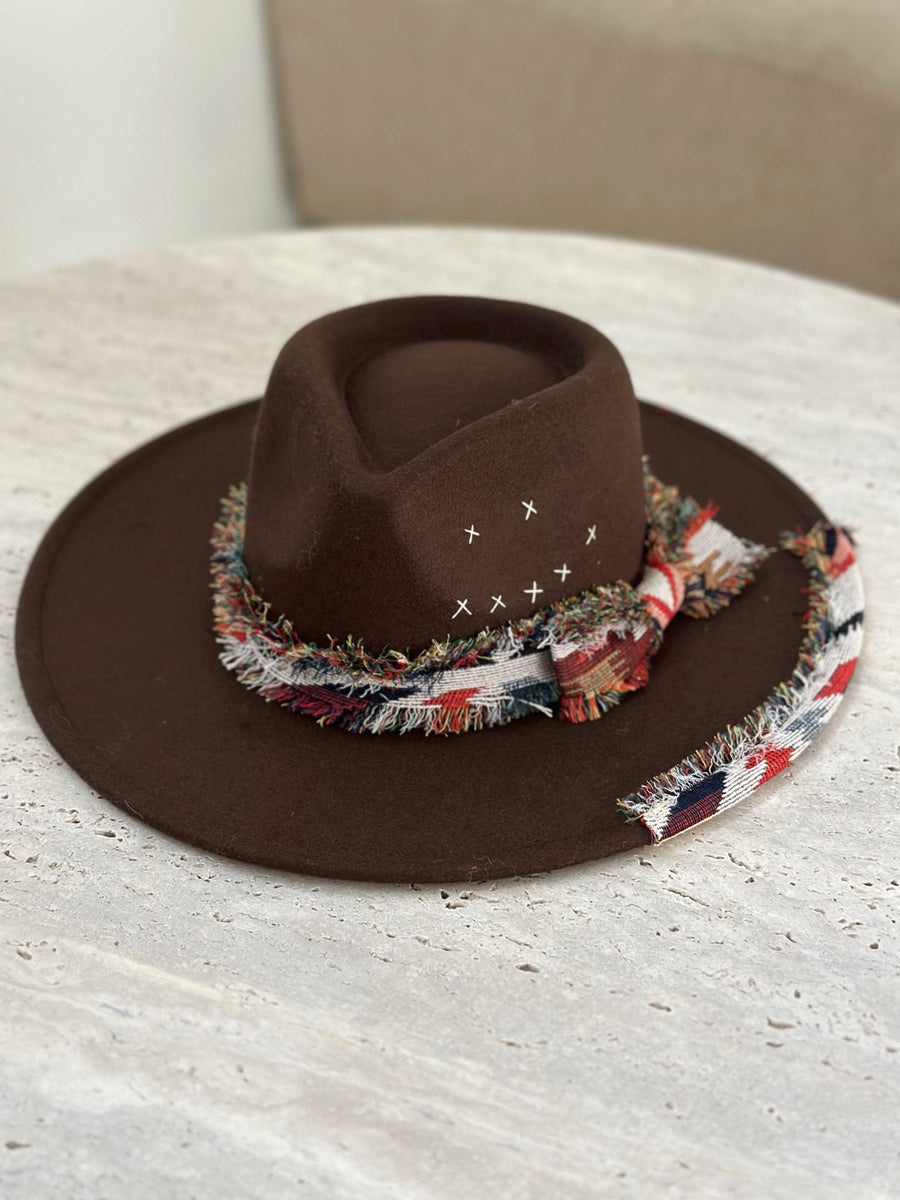 Le chapeau Tassiana marron - Gualap